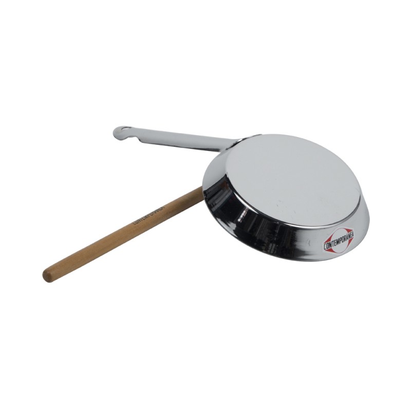 Frigideira simple chrome, 11 x 26cm